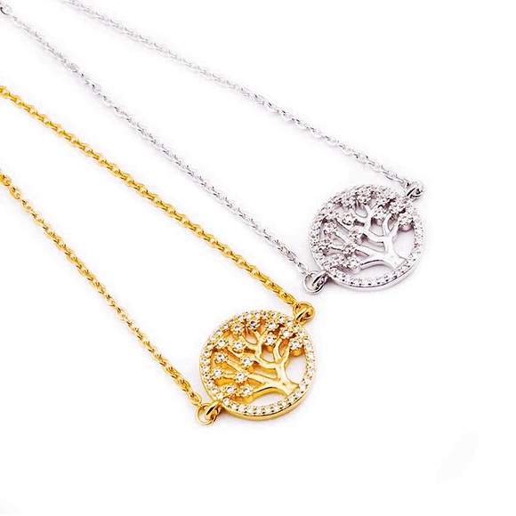 🔵𝟲𝟱%𝗢𝗙𝗙 𝗯𝘂𝗻𝗱𝗹𝗲𝘀 𝟯+🔵 NEW CZ Tree Stainless Steel Bracelet - Picture 6 of 8